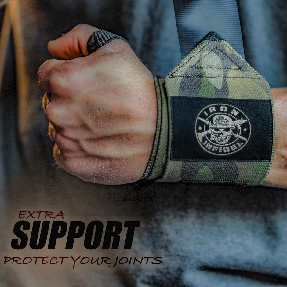 WELLTH HOUSE Weightlifting Wrist Wraps 18 Inch - Wellth House
