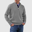 WELLTH HOUSE Men's Stand Collar Zipper Knit Sweater - Wellth House