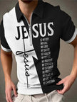 WELLTH HOUSE Printed Golf Shirt for Men - Wellth House
