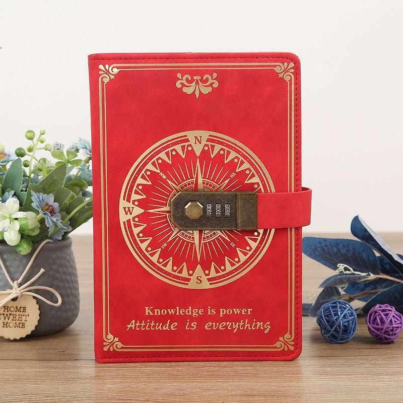 WELLTH HOUSE Business Diary Code Lock Buckle Book - Wellth House