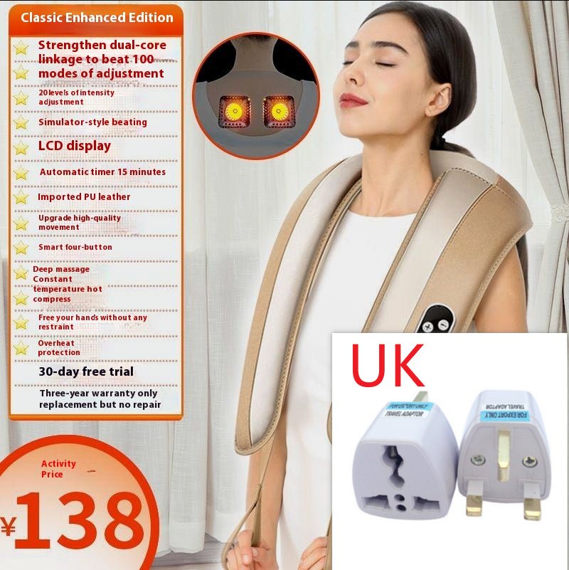 WELLTH HOUSE Multifunctional Massage Shawl Neck Massager - Wellth House