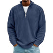 WELLTH HOUSE Men's Corduroy Zipper Collar Sweatshirt - Wellth House