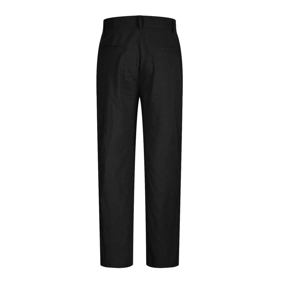 WELLTH HOUSE Men's Cotton Linen Straight Trousers - Wellth House