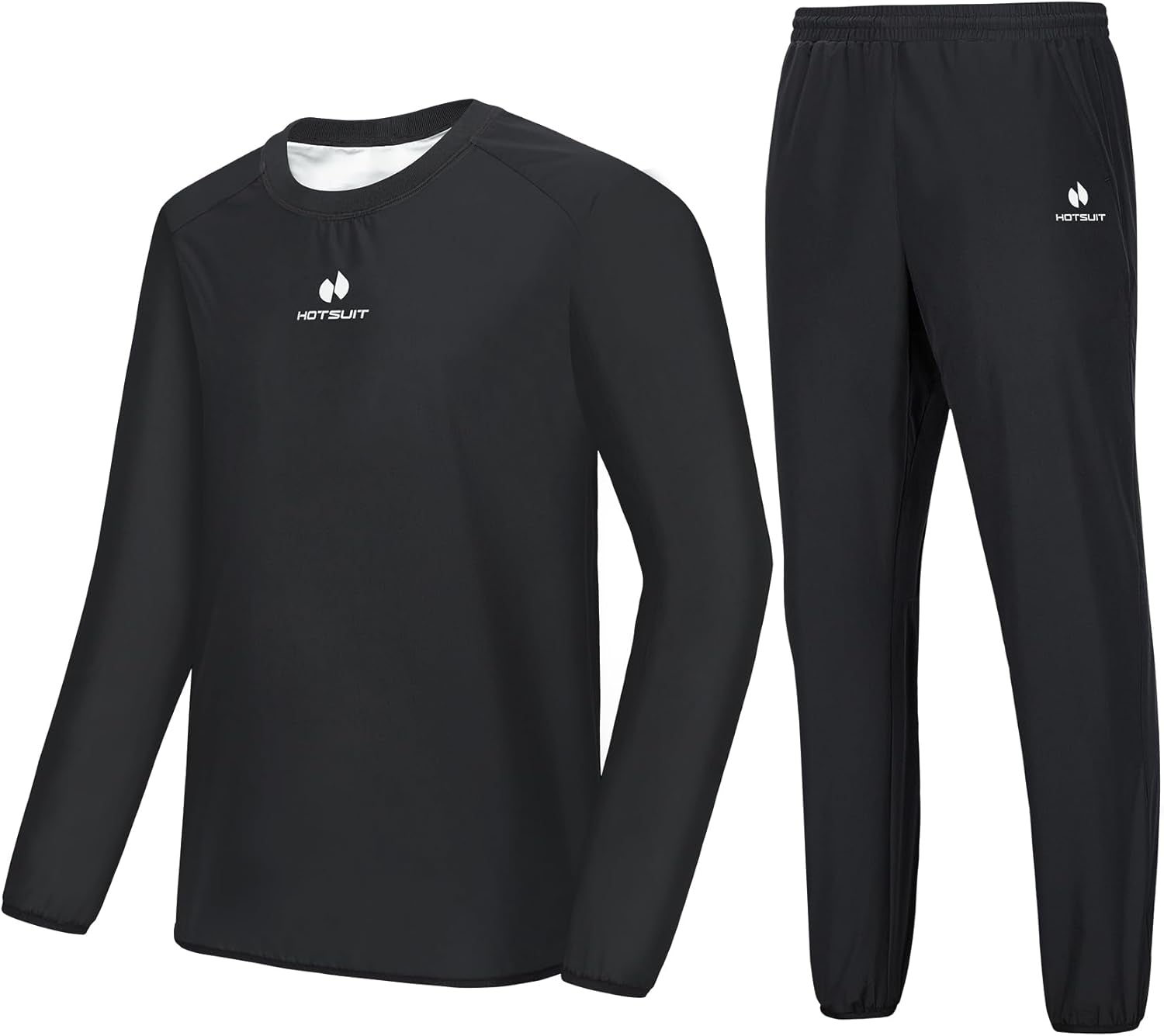 Men Sauna Suit Sweat Suits Durable Gym Exercise Workout Jacket