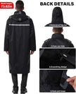 WELLTH HOUSE Waterproof Long Rain Jacket Unisex - Wellth House