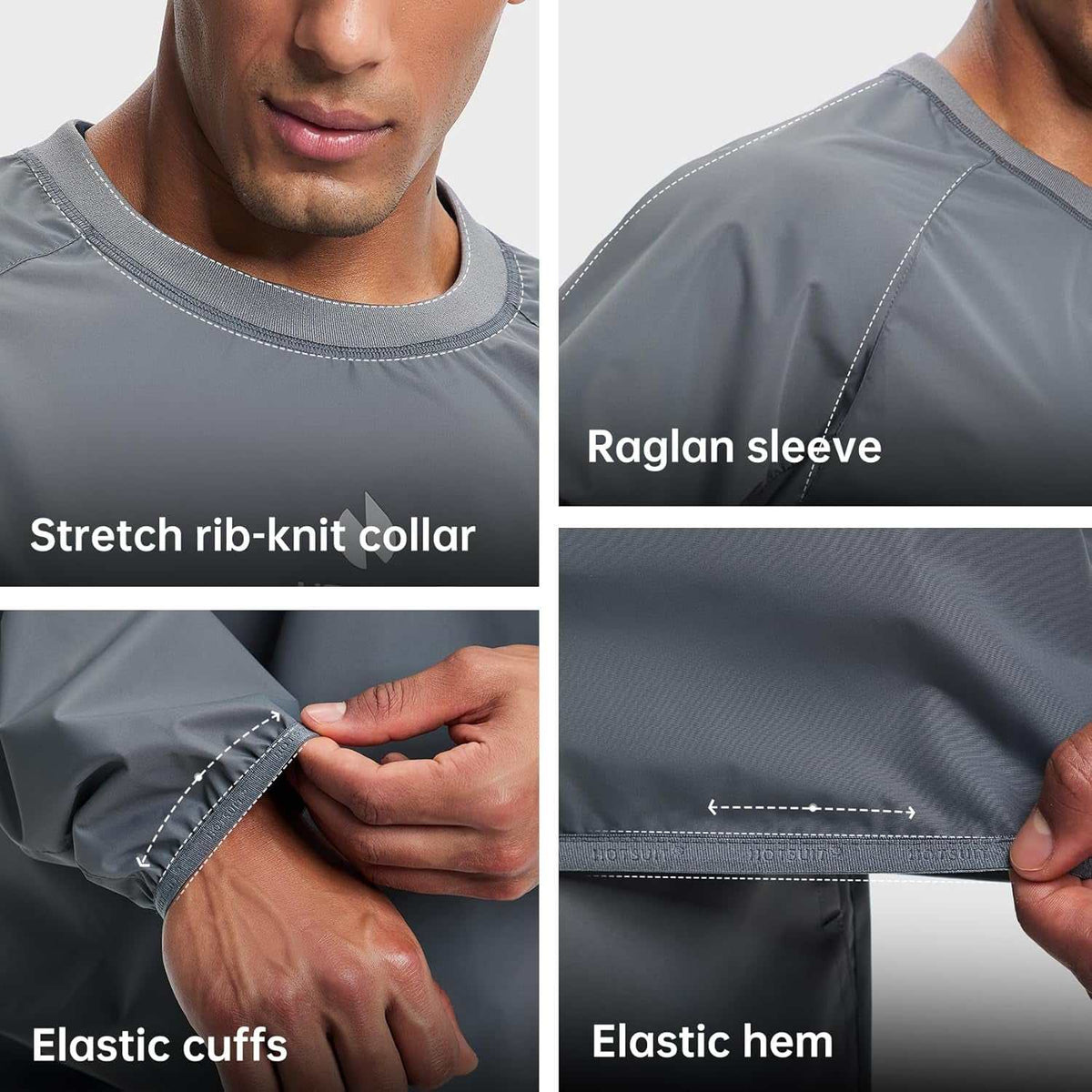 WELLTH HOUSE Men's Sauna Suit Gym Workout Jacket - Wellth House