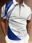 WELLTH HOUSE Printed Golf Shirt for Men - Wellth House