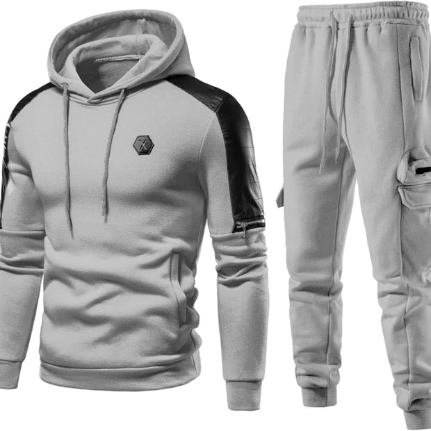 WELLTH HOUSE Men's 2 Piece Hoodie Tracksuit Set - Wellth House