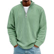 WELLTH HOUSE Men's Corduroy Zipper Collar Sweatshirt - Wellth House