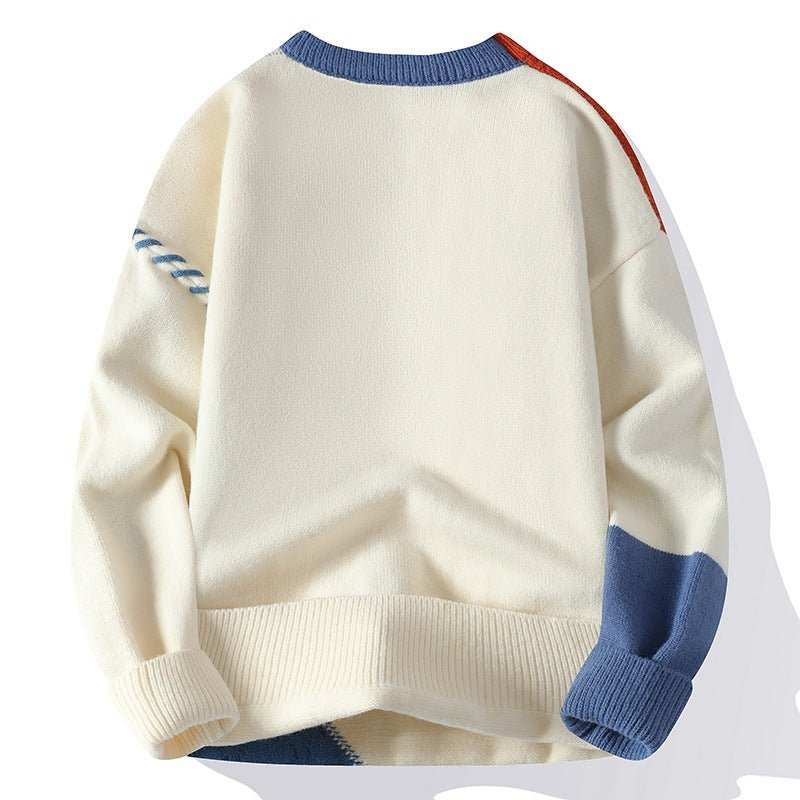 WELLTH HOUSE Men's Colorblock Pullover Knit Sweater - Wellth House